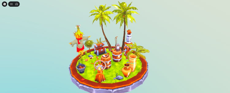 Roblox low poly island