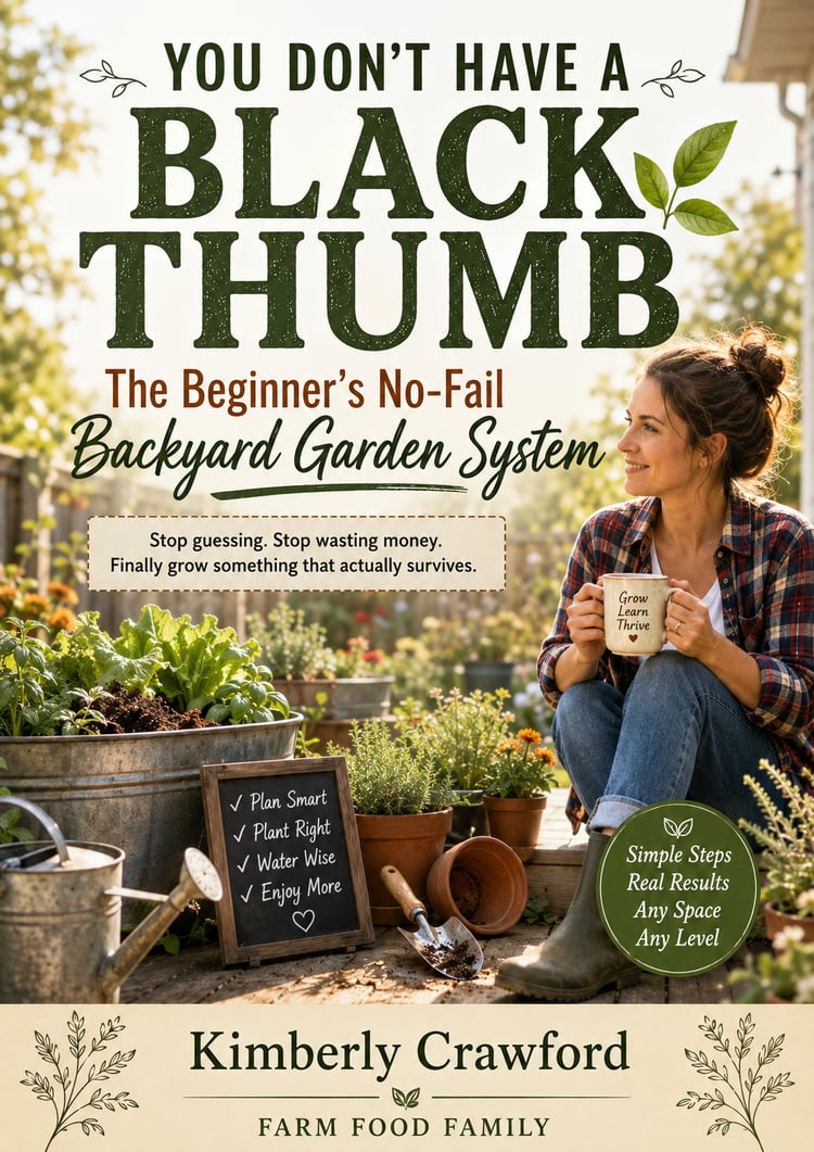 You Don't Have a Black Thumb — The No-Fail Container Garden System