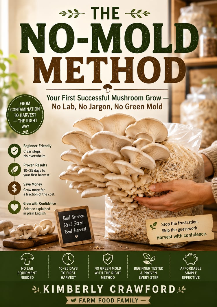 The No-Mold Method — Grow Your First Clean Batch of Oyster Mushrooms