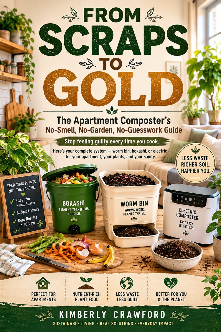 From Scraps to Gold — Apartment Composting With No Yard Required