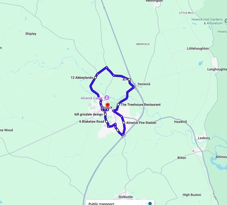 Practise real driving test routes for Alnwick Driving Test Centre. This PDF includes 7 Google Maps practice routes to help learner drivers prepare confidently for the practical driving test.