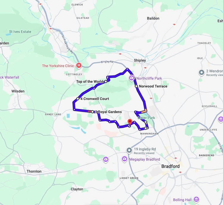 Practise real driving test routes for Bradford (Heaton) Driving Test Centre. This PDF includes 8 Google Maps practice routes to help learner drivers prepare confidently for the practical driving test.