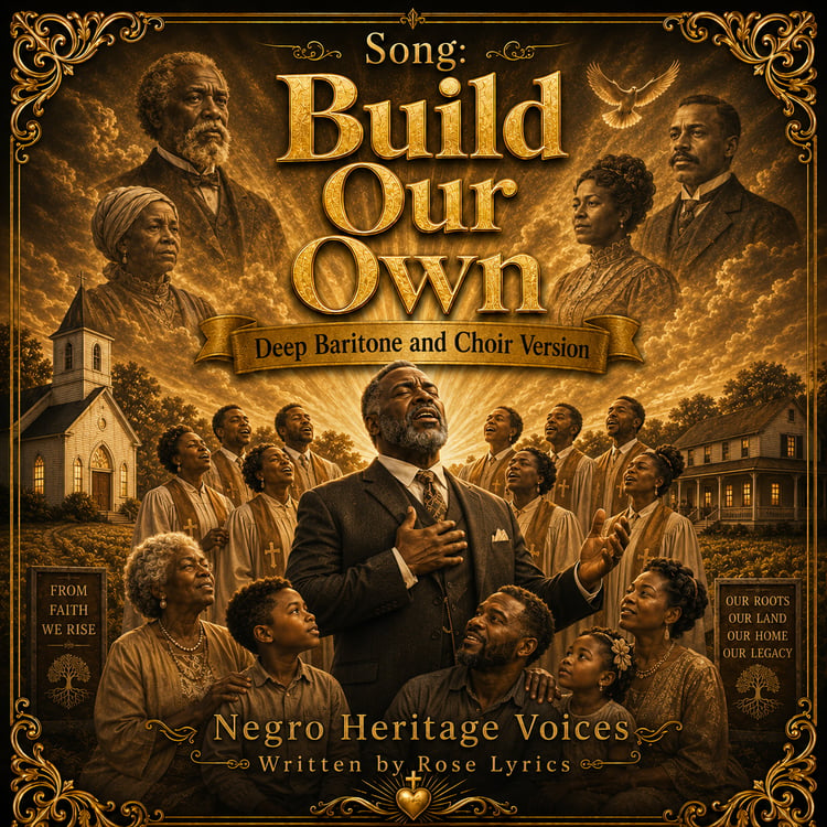 Build Our Own Deep Baritone and Choir Version cover by Negro Heritage Voices