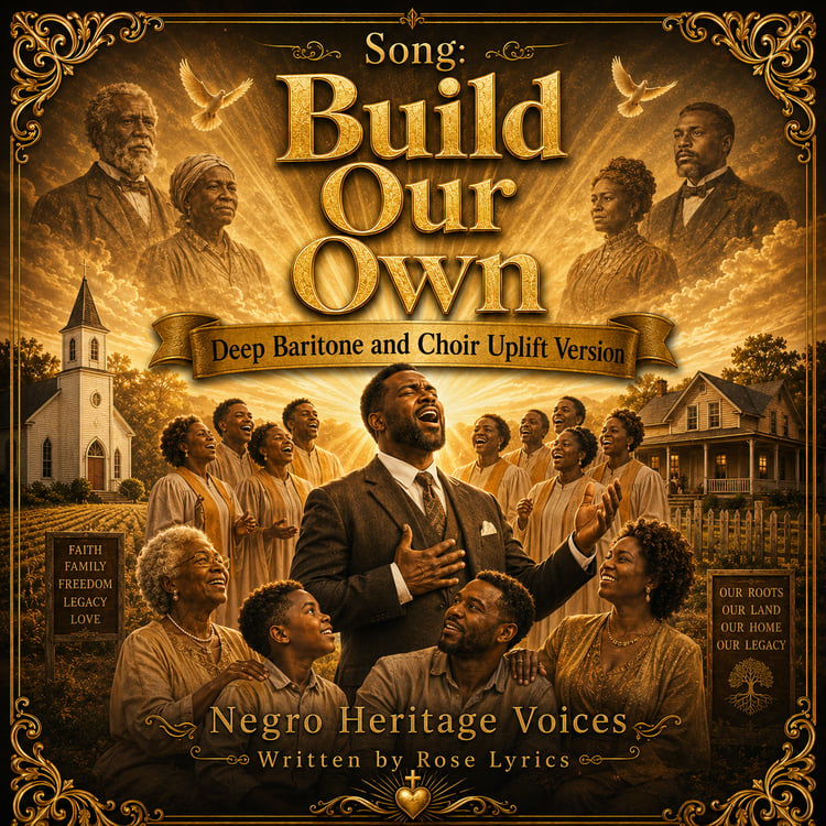 Build Our Own Deep Baritone and Choir Uplift Version by Negro Heritage Voices