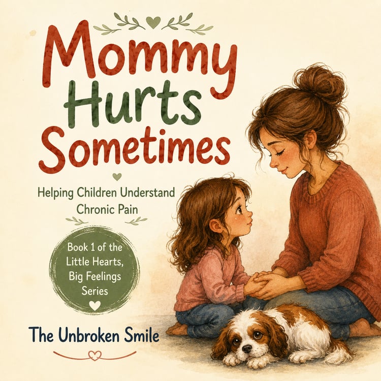 Cover of Mommy Hurts Sometimes children's book digital edition.