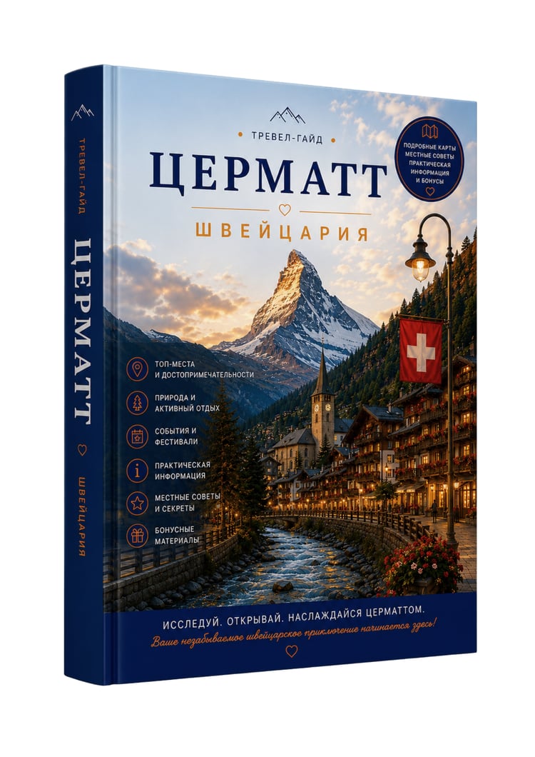 Путеводитель по Церматту, Швейцария — интерактивный PDF-гид с Google Maps и готовыми маршрутами