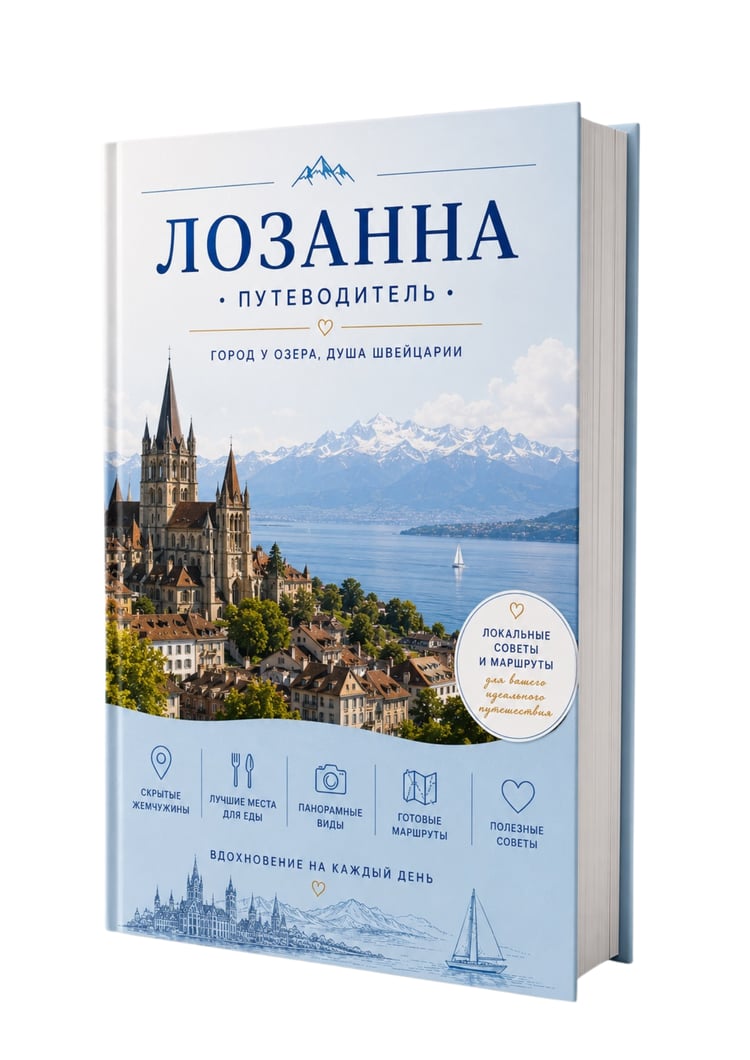 Путеводитель по Лозанне, Швейцария — интерактивный PDF-гид с Google Maps и готовыми маршрутами