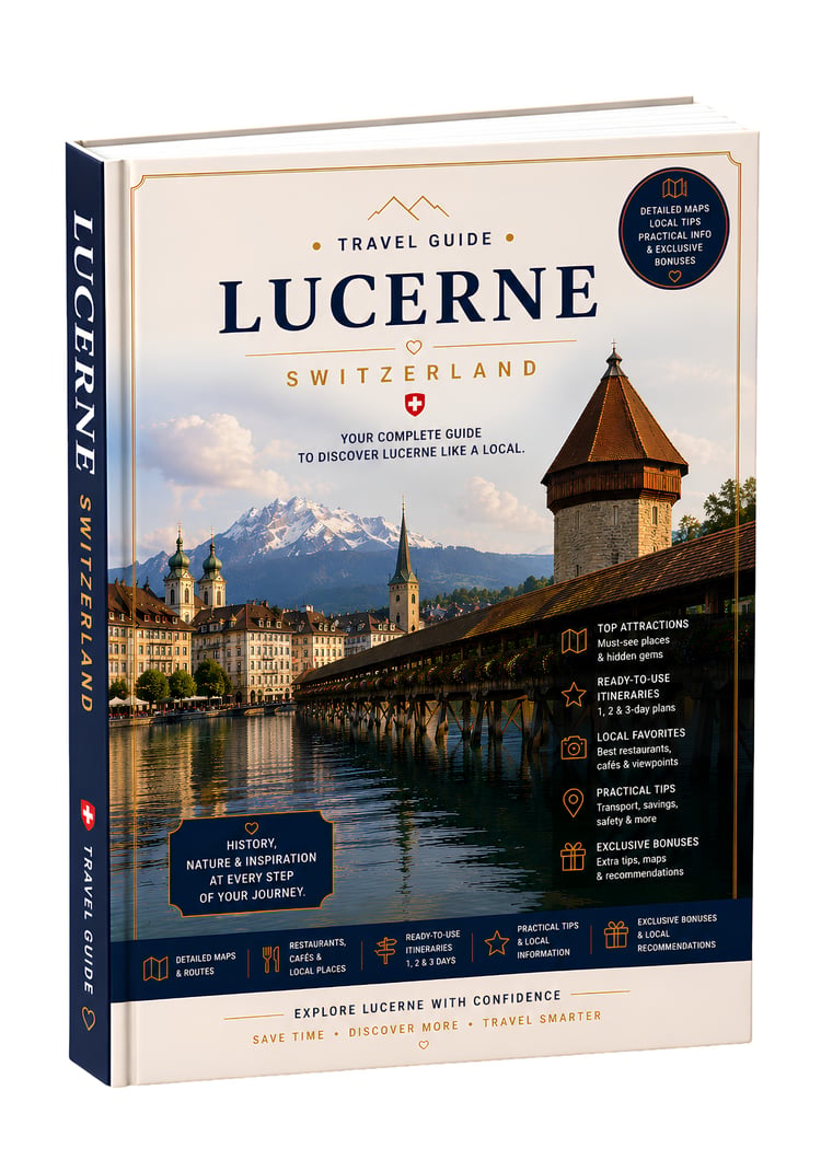 Lucerne Switzerland travel guide – interactive PDF with Google Maps and ready-made walking itineraries