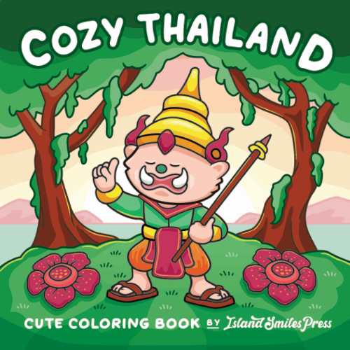 cozy thailand coloring book