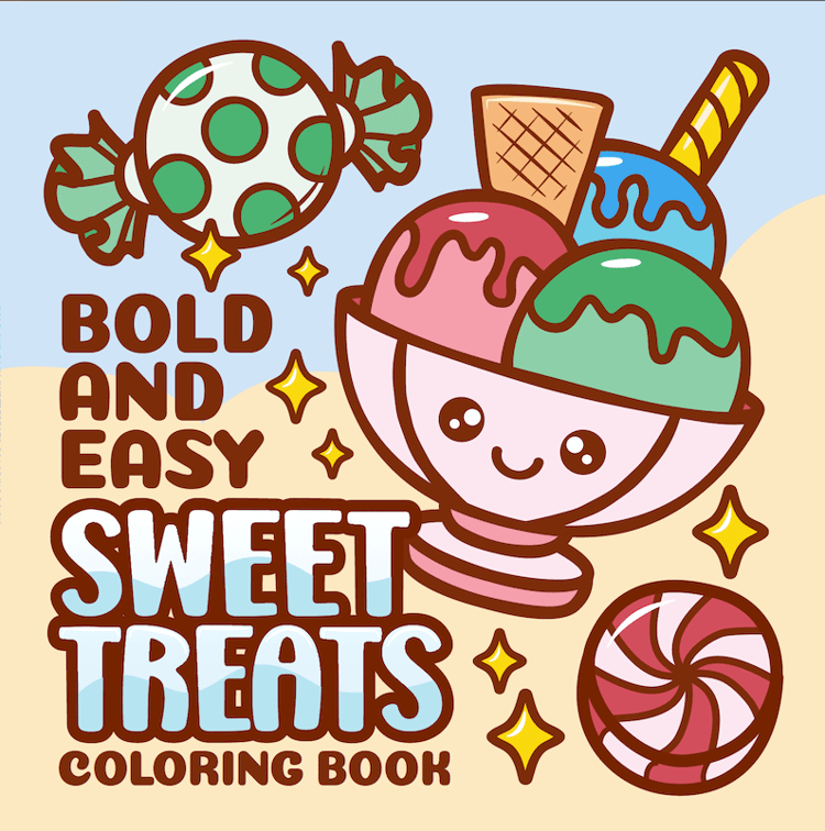 sweet treats coloring book