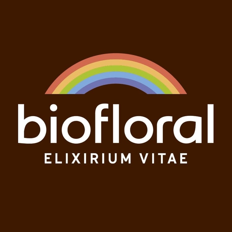 Logo du laboratoire Biofloral, spécialiste français des Fleurs de Bach Originales, élixirs floraux bio, compléments alimentaires naturels et solutions de bien-être émotionnel.
