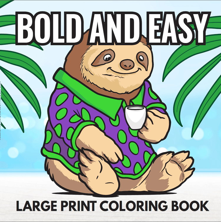 bold and easy coloring book