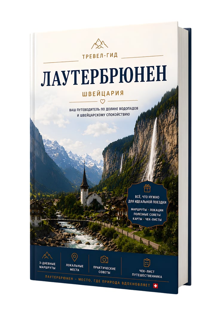 Путеводитель по Лаутербруннену, Швейцария — интерактивный PDF-гид с Google Maps и готовыми маршрутами