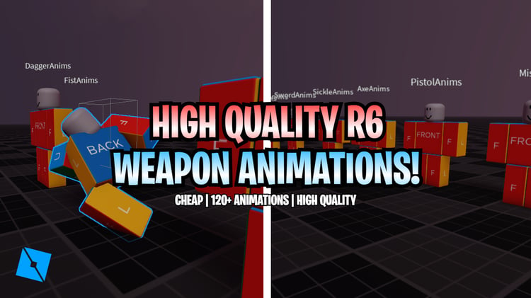Roblox R6 combat animations