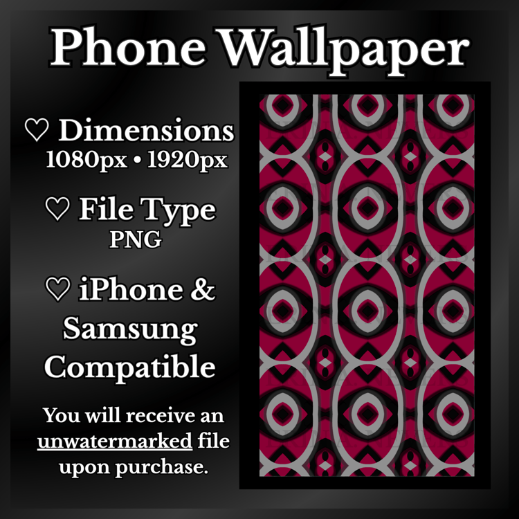 A product promotion thumbnail featuring phone wallpaper 52.