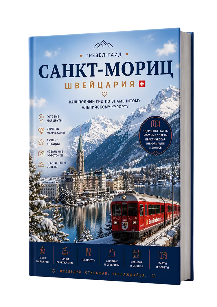 Путеводитель по Санкт-Морицу, Швейцария — интерактивный PDF-гид с Google Maps и готовыми маршрутами