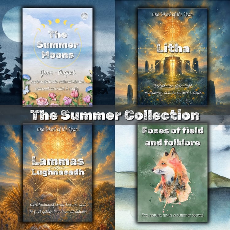 The Summer Collection | Printable wheel of the year and moon study resources