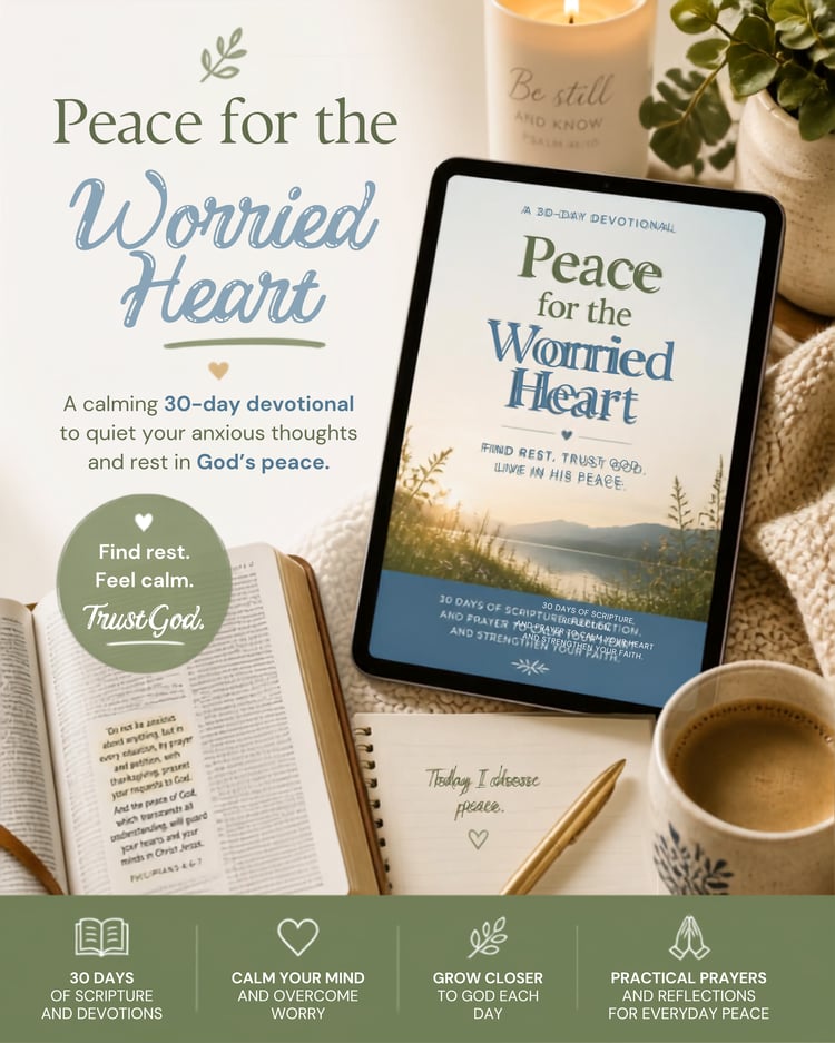 Peace for the Worried Heart ebook cover