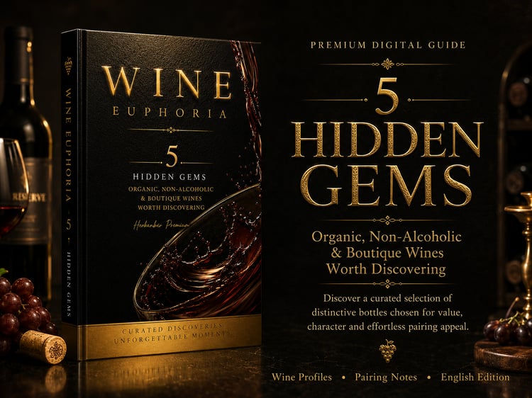 Wine Euphoria 5 Non-Alcoholic Hidden Gems premium digital wine guide cover