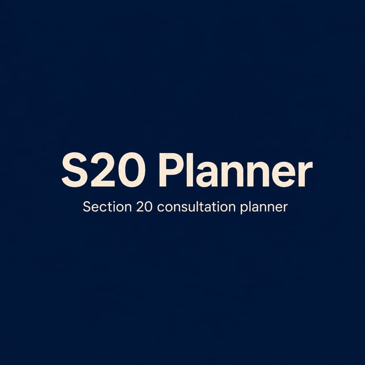Section 20 Planner consultation toolkit for leaseholder major works