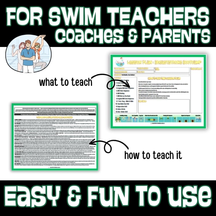 Teach breaststroke and correct stroke mistakes