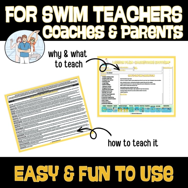 Teach backstroke to swimmers and beginners