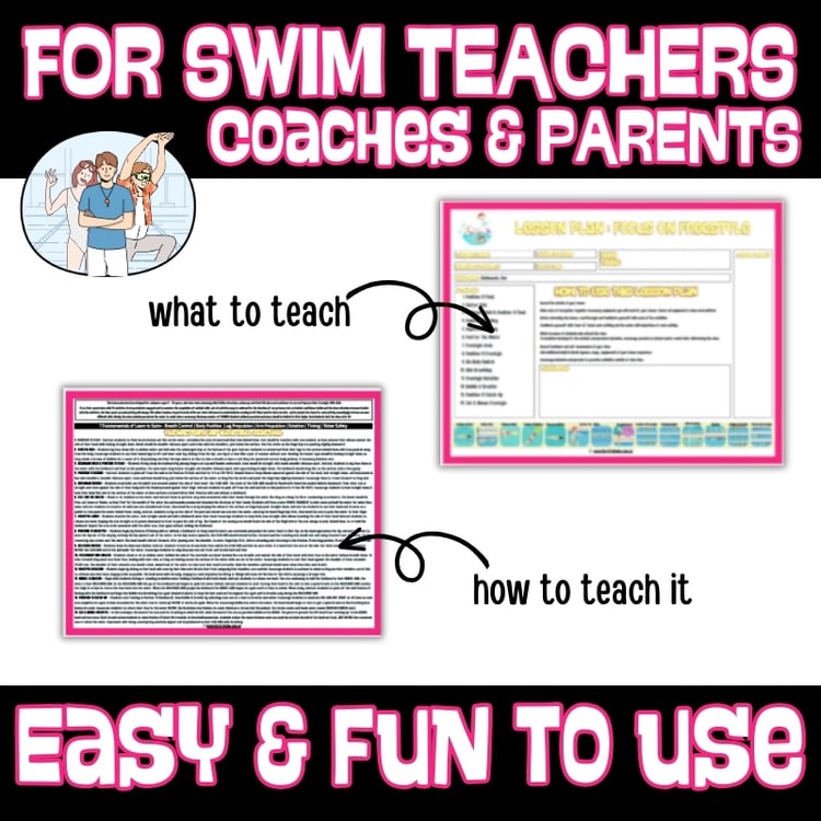 Teach front crawl and freestyle