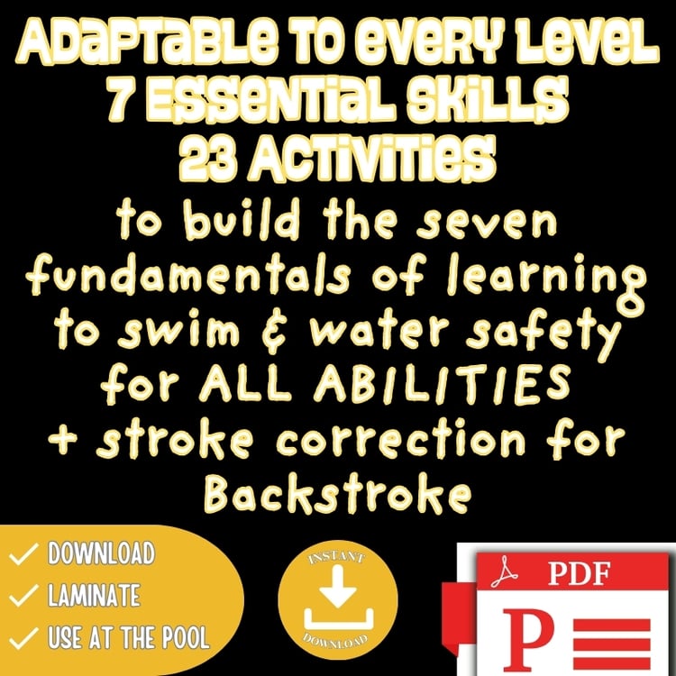 Teach adult and teenagers how to swim backstroke