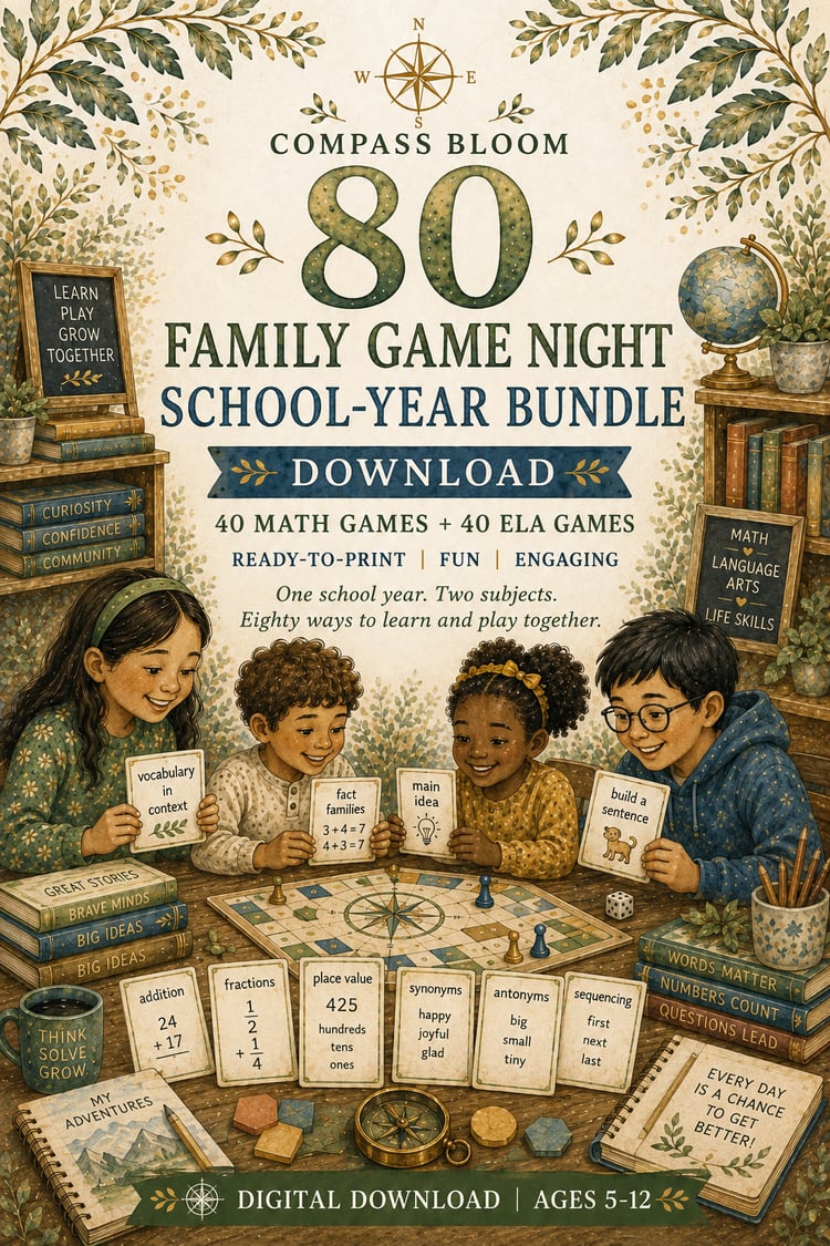 40 Weeks of Family Game Night Bundle cover