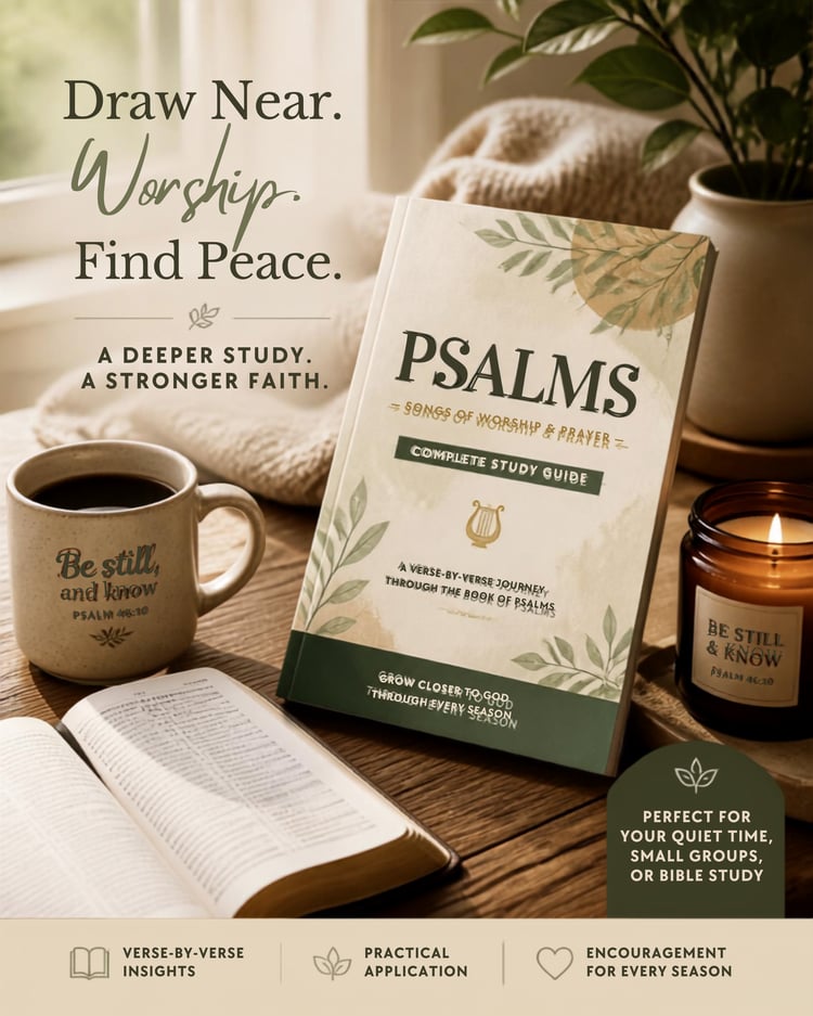 The Book of Psalms Study Guide cover