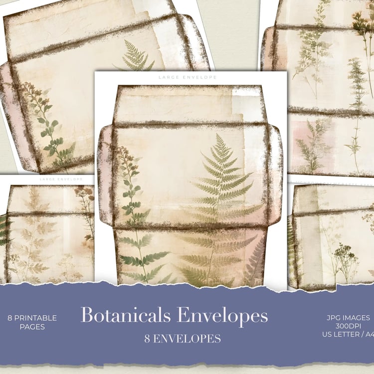 botanical stationery