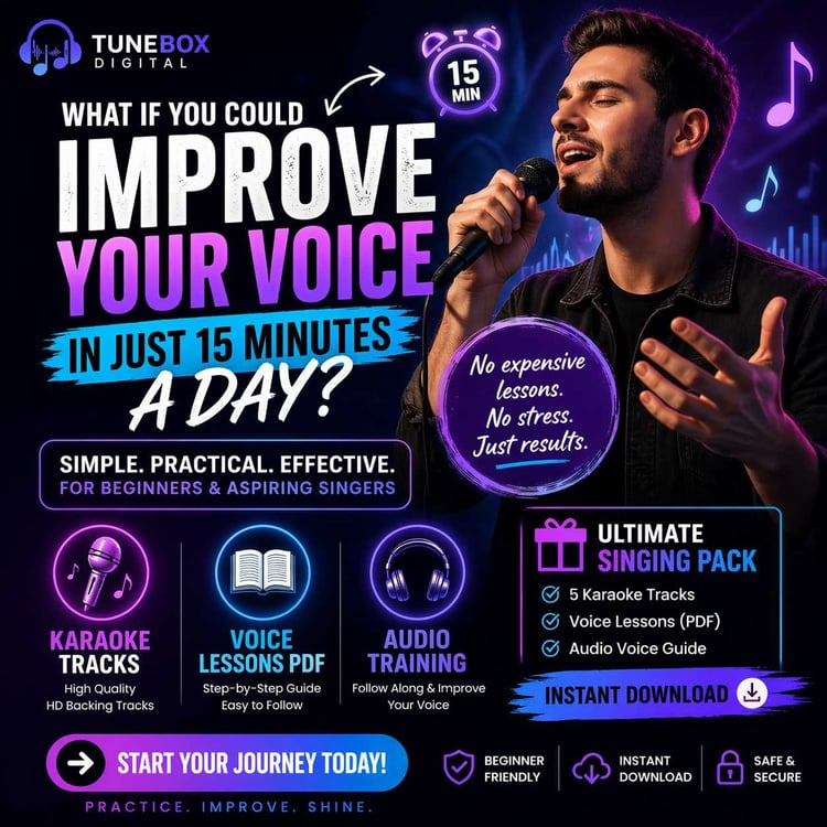 TuneBox Digital | Karaoke Tracks, Music Lessons & Chord Videos, E-book