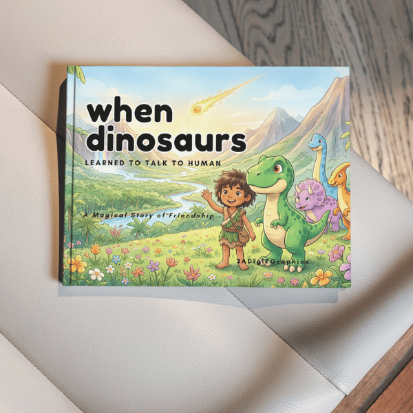 paperback, dinosaurs, 3adigitgraphics