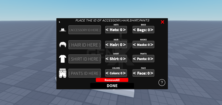 Roblox advanced clothing system