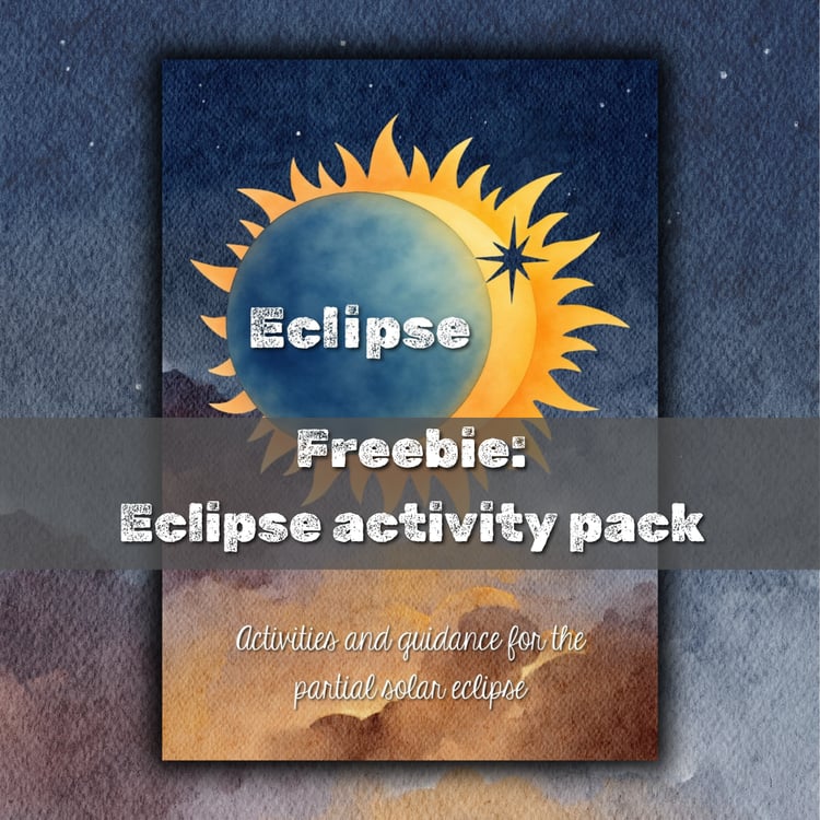 Free Solar Eclipse Printable for Kids | Eclipse Activities & Observation Sheet