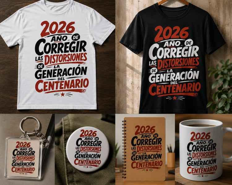 2026 AÑO DE CORREGIR LAS DISTORSIONES DE LA GENERACIÓN DEL CENTENARIO