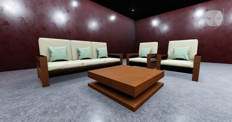 Roblox sofa furniture set