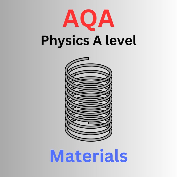 AQA Physics A level Materials topic - online course