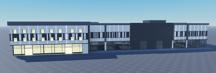 Roblox modern bank building