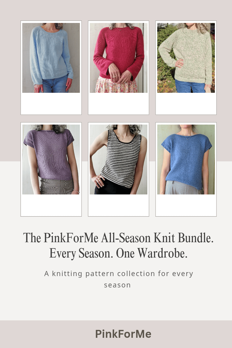 Knitting patterns bundle