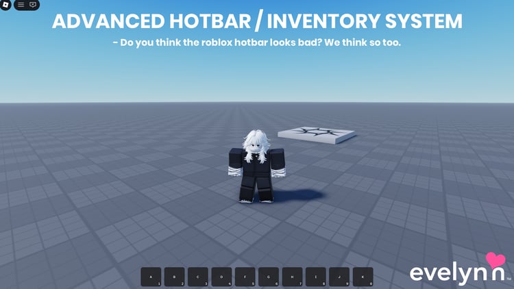 Roblox advanced hotbar inventory system