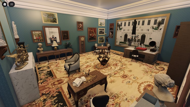 Roblox luxury mansion dining room
