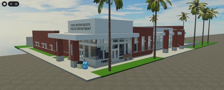 Fort Myers Beach Police Department Roblox building
