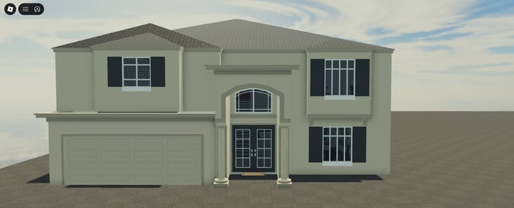 Modern luxury American Roblox house
