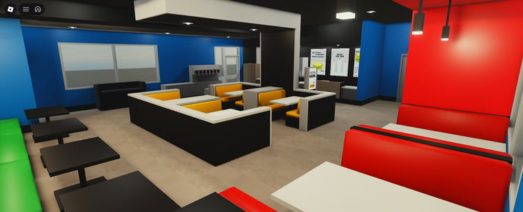 Roblox fast food restaurant building