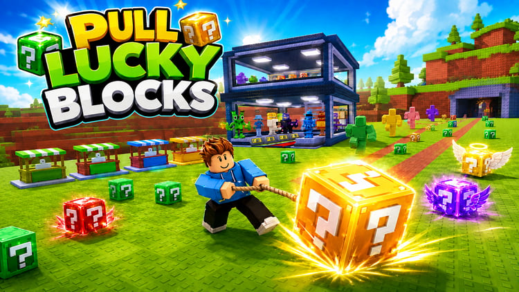 Roblox Lucky Block simulator game