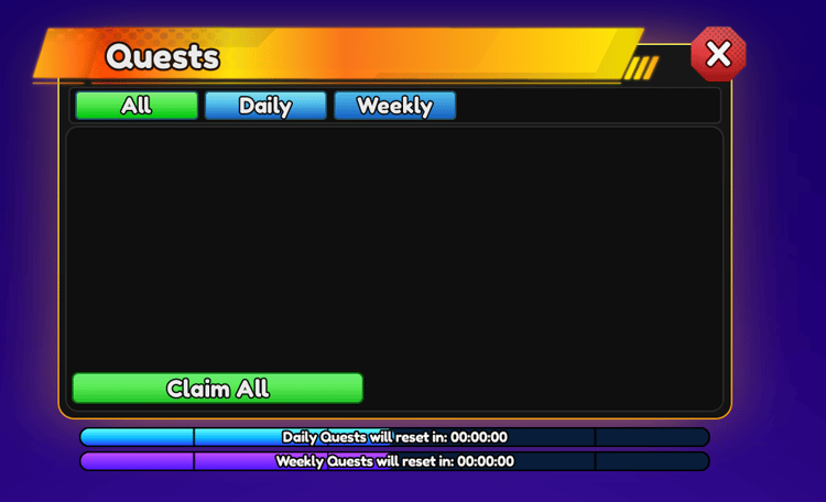 Roblox Items Quests Server Selector GUI pack
