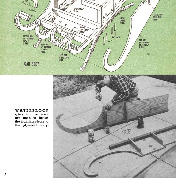 1901 Olds Curved Dash Runabout Plans