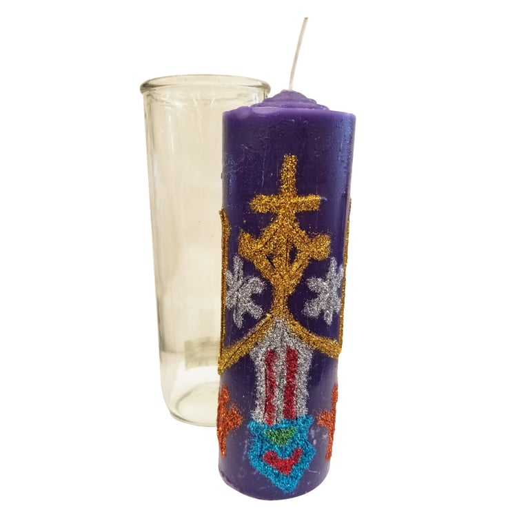 Handcrafted Botanical Soy Candle | Spiritual Intention Candle