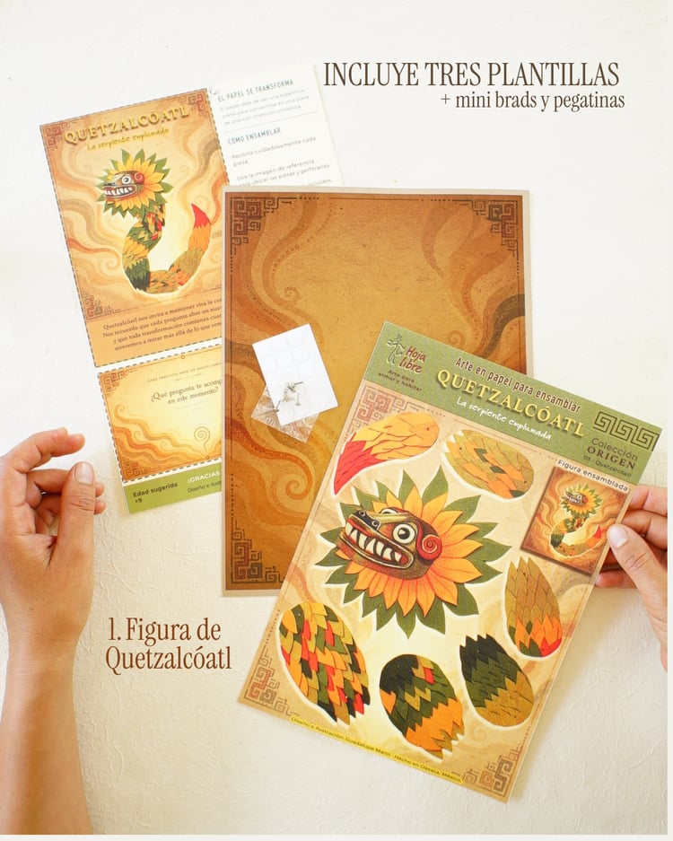 Kit de papel para ensamblar